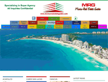 Tablet Screenshot of mexicorealestateguides.com